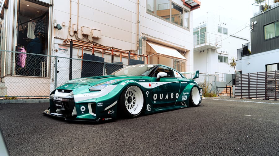 Widebody Nissan GT-R in Japan